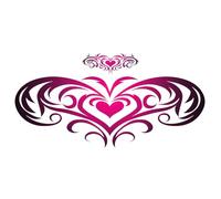 Private belly tattoo stickers seductive pure desire abdomen back waist love totem chest juice waterproof stickers, fake tattoos(MM-003)