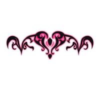 Private belly tattoo stickers seductive pure desire abdomen back waist love totem chest juice waterproof stickers, fake tattoos(MM-009)