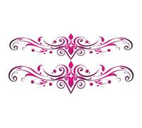 Private belly tattoo stickers seductive pure desire abdomen back waist love totem chest juice waterproof stickers, fake tattoos(MM-005)