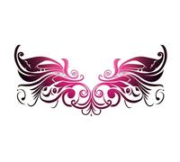 Private belly tattoo stickers seductive pure desire abdomen back waist love totem chest juice waterproof stickers, fake tattoos(MM-021)