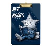 Private clipboard Handdrawing Star Star Reading Blue for Football Softball Coaching