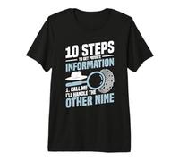 Private Detective Uniform Badge Holder Private Investigator Premium T-Shirt