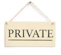 Private Hanging Door Sign Home Office Study Room Plaque