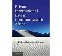 Private International Law in Commonwealth Africa