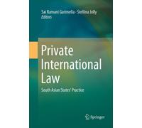 Private International Law : South Asian States’ Practice