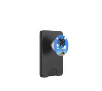 Private Island Palm Tree Paradise PopSockets PopWallet for MagSafe