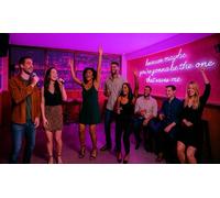 Private karaoke booth hire for up to 15 people with Cocktail jug (18 years & older)