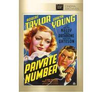Private Number DVD (1936) - Robert Taylor, Loretta Young, Roy Del Ruth