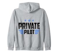 Private Pilot Aircraft Small Airplane Zip Hoodie