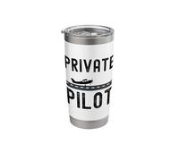 Private Pilot Student Pilot Cool Aviation Student Stainless Steel Insulated Tumbler