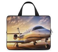 Private Plane Laptop Sleeve Ultra-Thin, Waterproof 13inch Laptop Bags, Portable Protective Computer Bag with Hand Strap