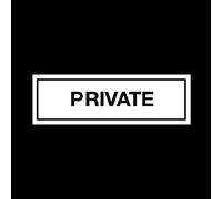 Private Plastic Door Sign