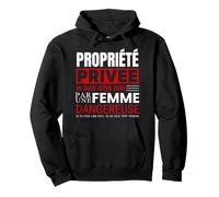 Private Property I Am Deja Caught By Dangerous Woman Pullover Hoodie