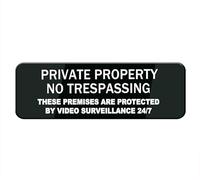 Private Property Sign For House/Office,Signs For Home,Thick Acrylic Self-Adhesive Modern Design Door Sign 10X3 Inch Home Decor Sign Accessories Door Or Wall