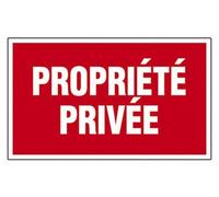 Private Property Sign - Rigid 330 x 200 mm - 4160481
