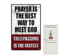 Private Property Sign, Weather Resistant Door Warning, Funny Home Decor with Sturdy Material, Security Sign, Property Signs with Practical Style, Yard Accessory for Garden Garage