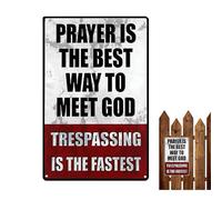 Private Property Signs, Weather Resistant Funny Decor, Property Security Door Warning Sign with Pre Drilled Holes, No Trespassing Sign for Warning Intruders, Securing Boundaries, and Alerting Visitors