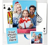PRIVATEDIY Custom Playing Cards - Personalized Playing Cards with your image on the back,Custom Playing Card Present for Party,Family,Weddings,Business,Activities