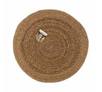 Privilege Seaweed Placemat Brown Ø 45 cm (36 Units)