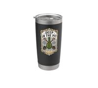 Privy Digging Antique Bottle Collector Deep in The Pit Stainless Steel Insulated Tumbler