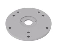 PRIWAS Adapter Plate XL Compatible with Bosch POF 1200 AE/1400 ACE | Enlarged Subbase for Template Guide Bushes Compatible with Bosch Routers