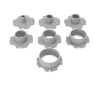 PRIWAS Template Guide Bush Set Compatible with Bosch Routers and Trimmers | Guide Bushes Compatible with Bosch Routers - Type A