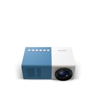 PRIXTON Cinema Mini Portable Projector, 900 Lumens, HDMI, USB, MicroSD, Aux in, AV in, Built-in Speakers, Remote Control