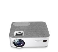 PRIXTON Portable Floodlight/LED Projector Full HD, 5000 Lumens, HDMI, USB, MicroSD, AUX in, AV in, Built-in Speakers and Remote Control Included