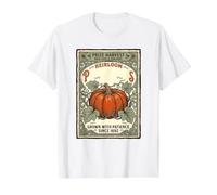 Prize Harvest Non-GMO & Organic Heirloom Garden Farm Pumpkin Value Graphic T-Shirt, Men, White, M