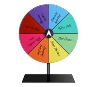 Prize Wheel - Standing Prize Spinner, Clicking Carnival Wheel | Generates Leads And Fun, Enhances Customer Interaction For Business Events, School Fairs &, Classroom Activities