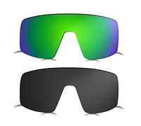 Prizo ORL Polarized Replacement Lenses for Oakley Sutro Sunglasses OO9406 - Multi Options, Black+orange+blue, L