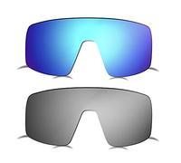 Prizo ORL Polarized Replacement Lenses for Oakley Sutro Sunglasses OO9406 - Multi Options, Black+orange+blue, L