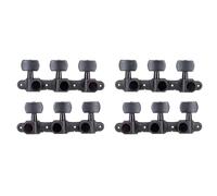 PRIZOM 4 x Closed Guitar String Tuner Peg Tuning Heads Tuning Key Pegs Air Winder for Classical Guitar