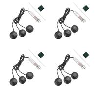 PRIZOM 4pcs Guitar Pickup 3X Piezo Pickup Transducer for Acoustic Guitar Mandolin Instruments Ukulele