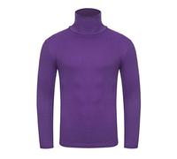 PRJN Mens Turtleneck Sweater Casual Slim Fit Knitted Jumper High Roll Neck Basic Turtleneck Pullover Men's Jumpers Slim Fit Pollover Sweater Mens Jumpers High Roll Neck Knit Sweater
