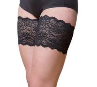 PRMGLOBAL Anti-Slip, Anti-Caking Women's Crucial Thigh Protector -Sexy Thigh High Band-Satin Lining Non Slip Lace Band-Slimming Easily Covered Under the Dress