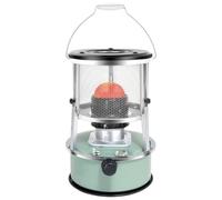 PRMTYUP 2 in 1 Non-Electric Indoor Outdoor Heater with Adjustable Height & Flame & Easy Storage,9000 BTU Portable Kerosene Heater & Stove, for Camping, Hunting, Cooking, Home,Green,Single Oven