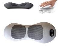 PRMTYUP 3 in 1 at Home Back Therapy, 3 in 1 Back Massag with Ergonomic Zoning, Traction/Massage/Heating, 26° Spine Support, Bring a New Comfortable Experience,light gray