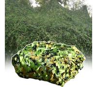 PRMTYUP Camo Netting Camouflage Net, Waterproof Sunshade Mesh Net, Camouflage Netting, Reinforce Hidden Net, for Unting Blind Theme Decoration, Lightweight,Green,10x12m