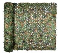 PRMTYUP Camouflage Netting, Shooting Camouflage Net, Garden Sunscreen Nets, Quiet Mesh Sunshade, Bulk Roll Burlap Camo Tarp, for Concealment, Hunting, Shooting, Photography,Green,9x19m
