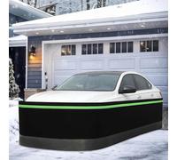 PRMTYUP Camper Skirt Board, Car Body Door Protector, Car Undercarriage Barrier, Weather-Resistant Rodent Proof Guard, Easy to Store, for Garden, Outdoor, Yard,Black,11m/36.1ft