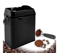 PRMTYUP Coffee Portafilter Cleaner, Electric Filter Holder Cleaning Machine with 2 Scrapers and 1 Brush Head, Powerful 150w, 300rpm, for Home, Cafe, Restaurant,Black