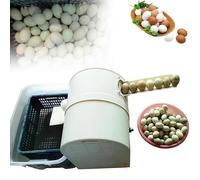 PRMTYUP Electric Egg Washing Machine, Automatic Egg Washer Machine, 2400 Pcs/H, for Chicken Duck Goose Eggs, for Breeders and Farms,White
