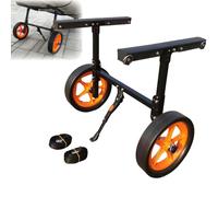 PRMTYUP Kayak Cart with Wheels, Canoe Dolly Cart, Detachable Kayak Dolly, Portable & Foldable Heavy-Duty Boat Dolly, Trolley for Sit on Top Kayaks, 50kg Weight Capacity,01