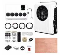 PRMTYUP RV Cab Air Conditioner, DC 12/24V Universal Electric RV Truck Air Conditioner Camper A/C Unit, Split AC Compatible, Fast Cooling, for Motorhome Bus Tractor Automotive,White,12V