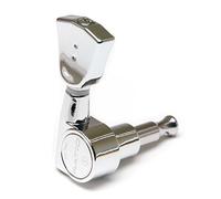 PRN-2341-C0 : Ratio Tuned Machine Heads - Electric 3+3 Vintage Chrome 2 Pin