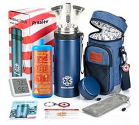 Prnaiev 48H 7 Pens Bluetooth Insulin Cooler Travel Case,Medication Cooler for Travel,with Insulated Bottle Holder,Smart Bluetooth Temperature Humidity Monitor with TUYA APP View，with Biogel Ice Pack
