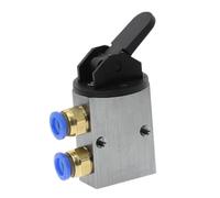 PRNDKYQZ S3HL-08 2 Position 3 Way Manual Handle Control Pneumatic Mechanical Valve PT 1/4(S3HL-08-PC 10MM)