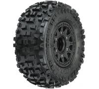 PRO 1/10 Badlands Front/Rear 2.2 inch/3.0 inch SC Mounted 12mm Black PRO1182-10
