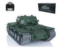 Pro 1/16 Henglong TK7.0 Soviet KV-1 RC Tank IR BB Shooting 3878 HL Metal Tracks Wheels Steel Gear Gearbox Smoke Effect